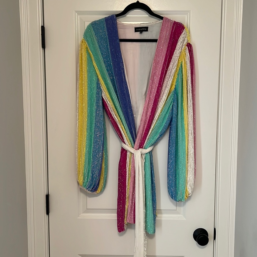 Retrofete Gabrielle Robe Dress (Unicorn)